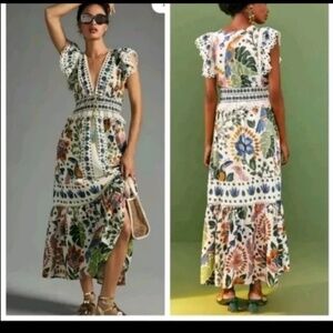 NWT! BRAND NEW FARM RIO SUMMER GARDEN DRESS XL